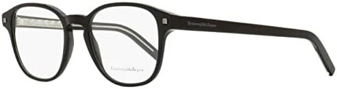 Ermenegildo Zegna Square Eyeglasses EZ5169 001 Black 52mm 5169