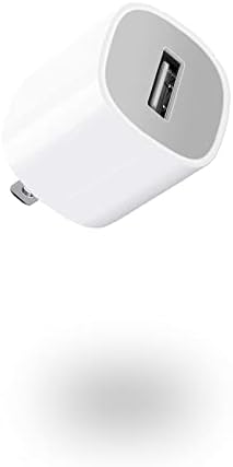 USB Wall Charger,Small iPhone Charger Box,Travel Plug Cube 5W Power Adapter for iPhone SE 2020/12 Pro Max/11 Pro Max/XR/X/8 Plus/7/6S/6S/6/5,Galaxy S7/S6/S5 Edge,LG,HTC,Huawei,Moto,Kindle