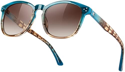 Bircenpro Polarized Sunglasses For Women UV - Protection Womens Trendy Fashion Large Shades With Acetate Frame BC2110