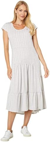 Tommy Hilfiger Women's Tiered Stripe Midi Dress
