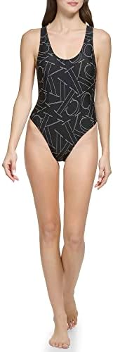 Calvin Klein Standard Racerback Removable Cups One Piece Swimsuit