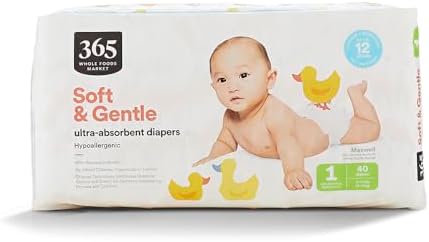 365 by Whole Foods Market, Size 1 Diapers, 40 Count