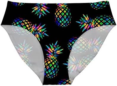 Agoviwo Women Panties Tummy Control Ladies Seamless Low Waist Briefs Cute Animal Print Underwear