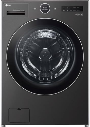 LG WM6998HBA Ventless Washer/Dryer Combo LG WashCombo All-in-One 5.0 cu. ft. Mega Capacity with Inverter HeatPump Technology and Direct Drive Motor
