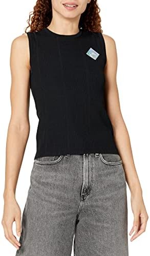 Emporio Armani Women's Sleeveless Prism Patch Knit Top