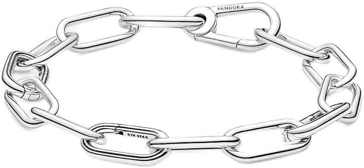 Pandora ME Link Chain Bracelet - Features 3 Connectors - Sterling Silver Bracelet for Women - Gift for Her - Sterling Silver, With Gift Box