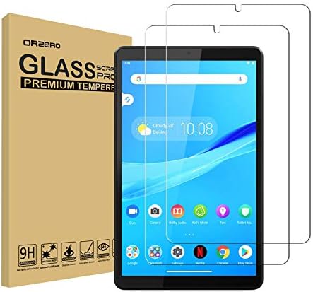 Orzero (2 Pack) Tempered Glass Screen Protector Compatible for Lenovo Tab M8 8 inch (Not for Tab M8 4th 2023), Protector De Pantalla 9 Hardness HD Anti-Scratch Full-Coverage