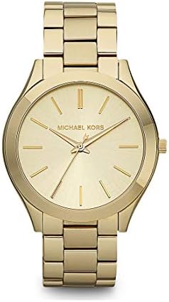Michael Kors Slim Runway Women's Watch, Stainless Steel Bracelet Watch for Women
