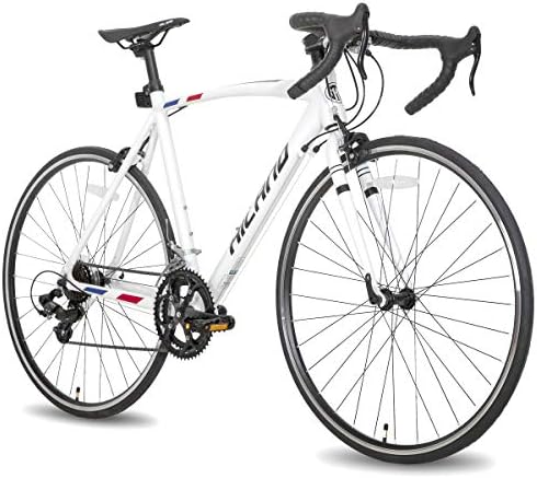 Hiland Road Bike, Shimano 14 Speeds Sport Bike, Light Weight Aluminum Frame, 700C Racing Bike for Men Women Adult Bicycle