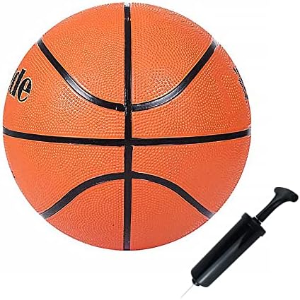 SPDTECH Rubber Basketball Size 3,5 Youth Practice Training Outdoor and Indoor Ball for School Students Boys Girls Sports Game Play Not Official Competition Just for Fun