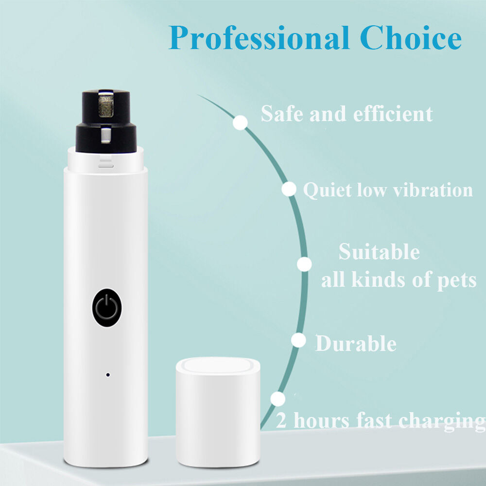 Dog Nail Grinder USB Rechargeable Electric Dog Nail Clippers Pet Grooming Equipment Clipper For Cat Nail Cutter