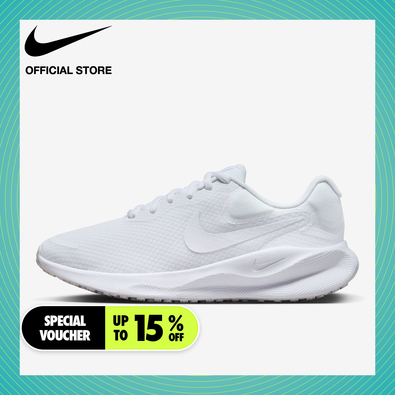 Nike Women's Revolution 7 Running Shoes - White