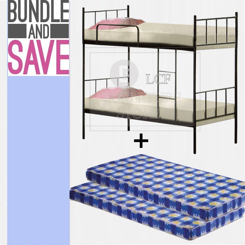 Local seller! Double decker metal bed + mattress deal ! Free delivery & installations! NO GIMMICKS!