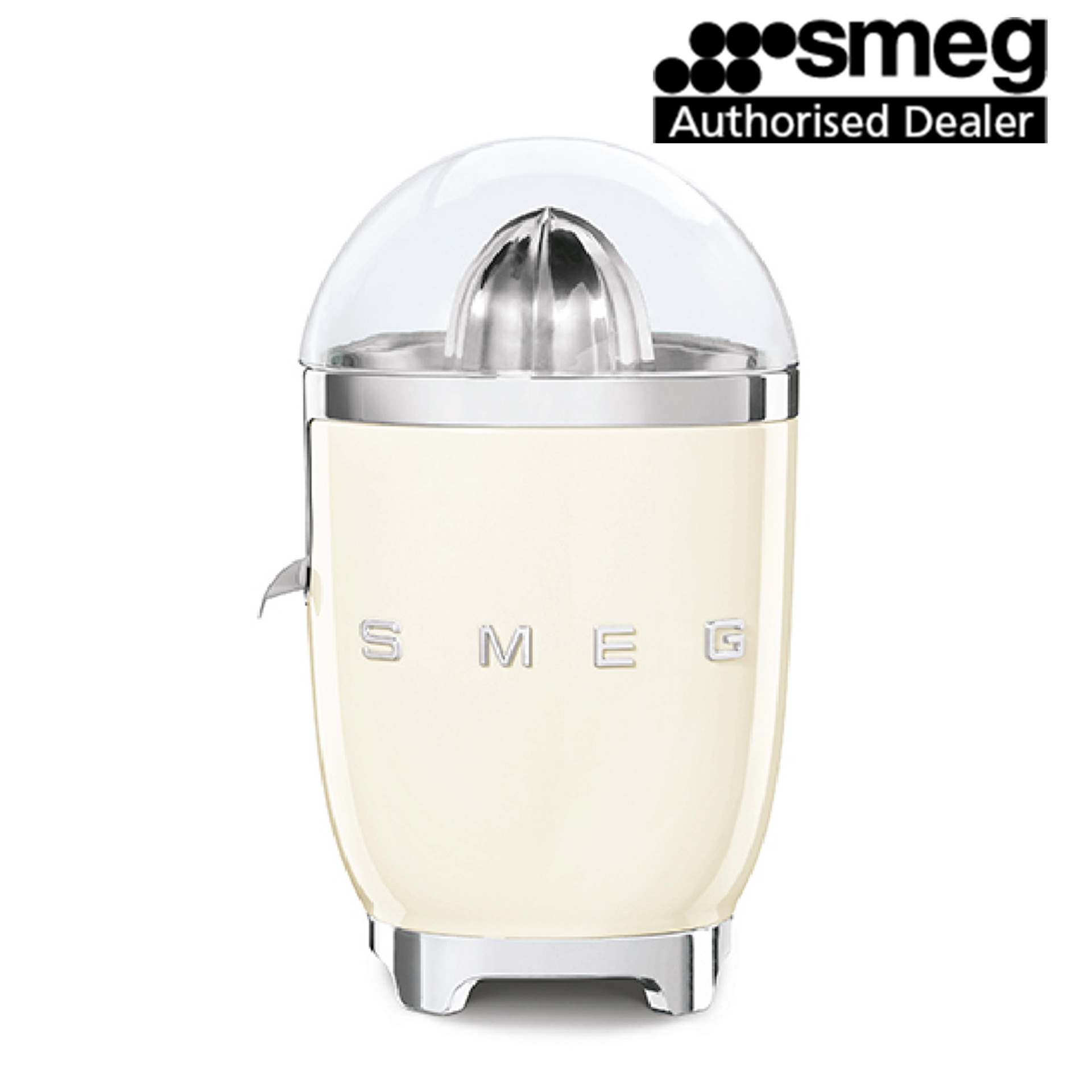 Smeg 50’s Retro Style Aesthetic Citrus Juicer CJF01 (Cream)