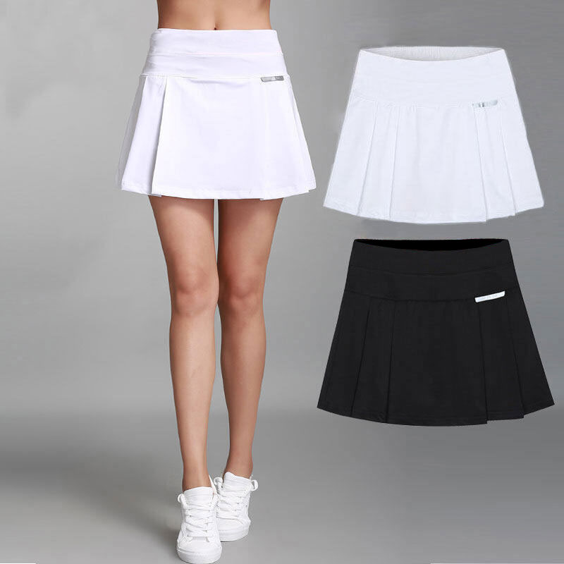 SZG Women's Pleated Tennis Skirt Golf Skorts Built-in Shorts High Waist Badminton Skorts Dry Fit Running Yoga Fitness Workout Sports Skirts 1103