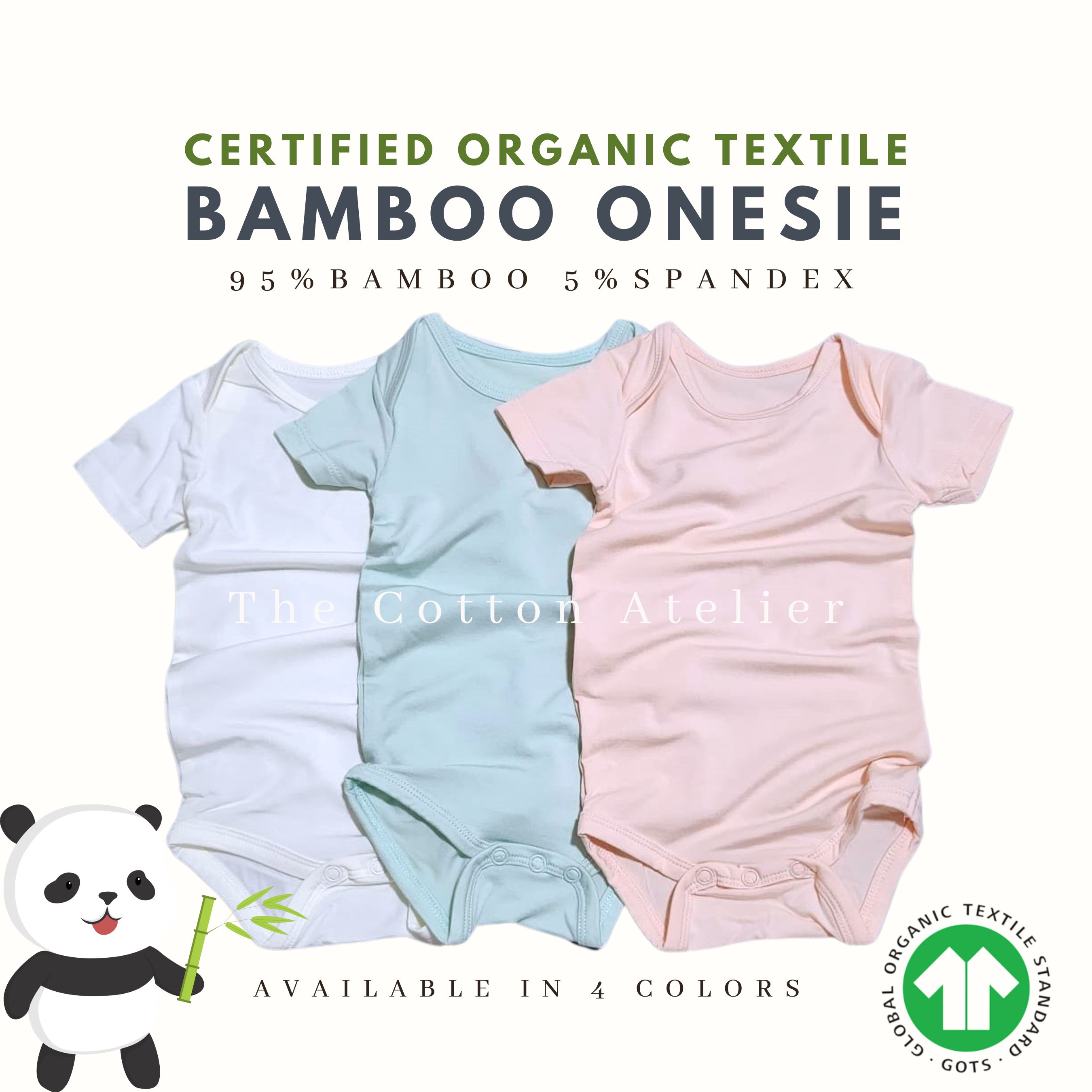 ?? Organic Bamboo Fiber Newborn Baby Infant Onesie Clothing Pajamas Bodysuit