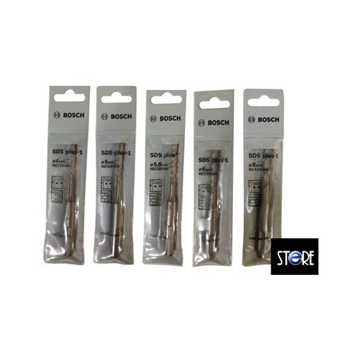 Bosch Drills SDS Drill Bits (Size 4 to 8mm) for masonry and concrete wall drilling