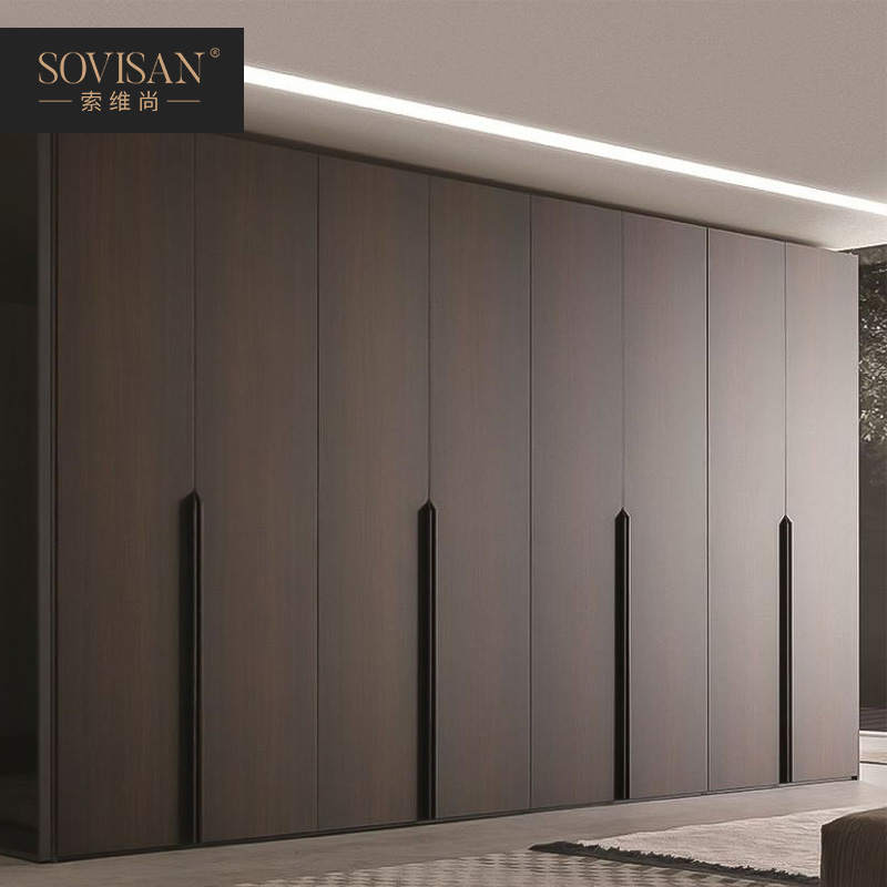 Wooden High End 8 Doors Bedroom Wardrobe