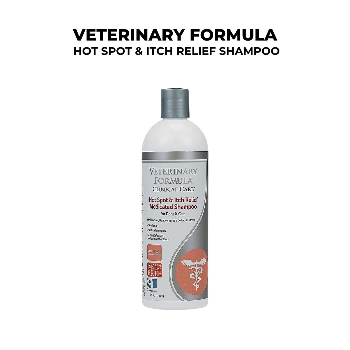 Veterinary Formula Clinical Care Hot Spot & Itch Relief Medicated Shampoo for Dogs & Cats