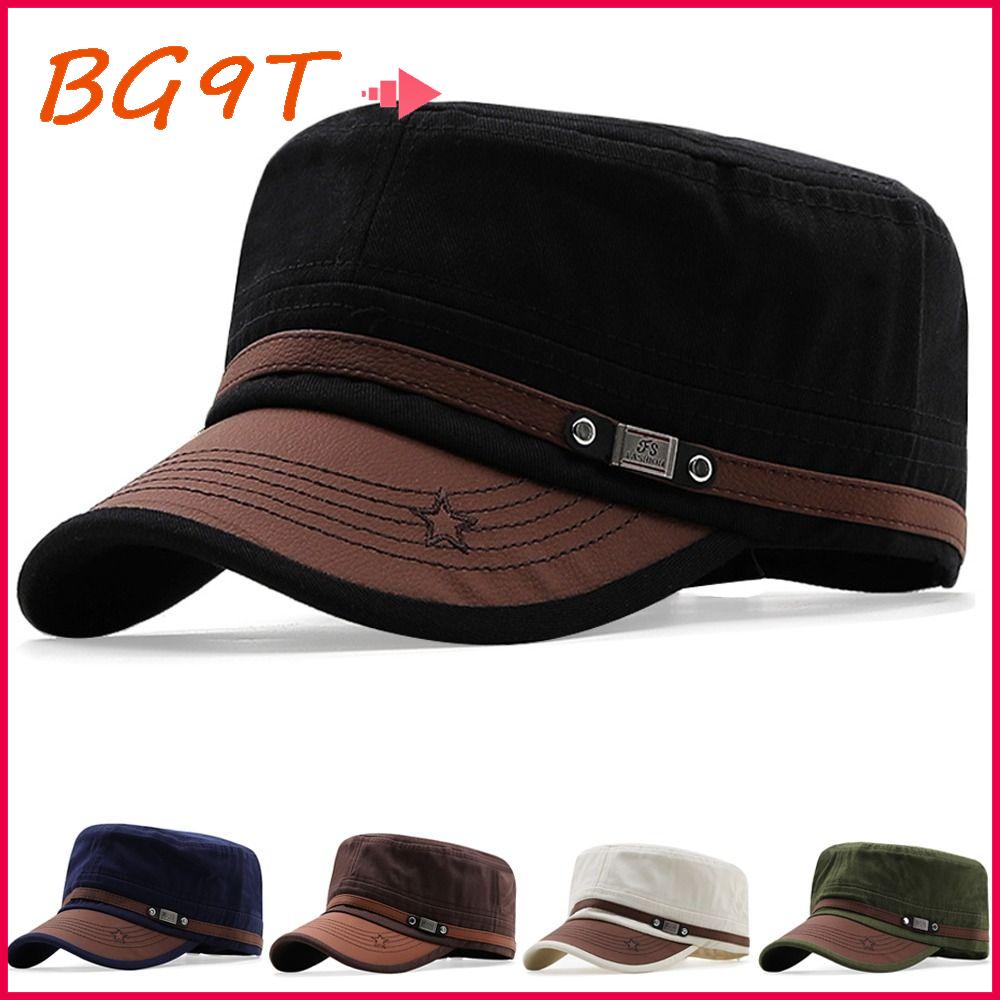 BG9T Casual Breathable Cotton Sun Cap Baseball Cap Cadet Hat Army Hat