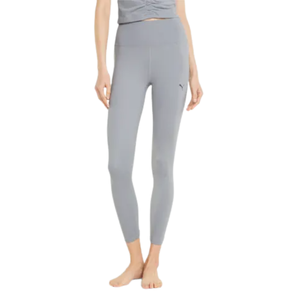 PUMA Studio Foundation 7/8 Leggings - Women Sports Training Tights (Grey / Black) 52161104 52161101