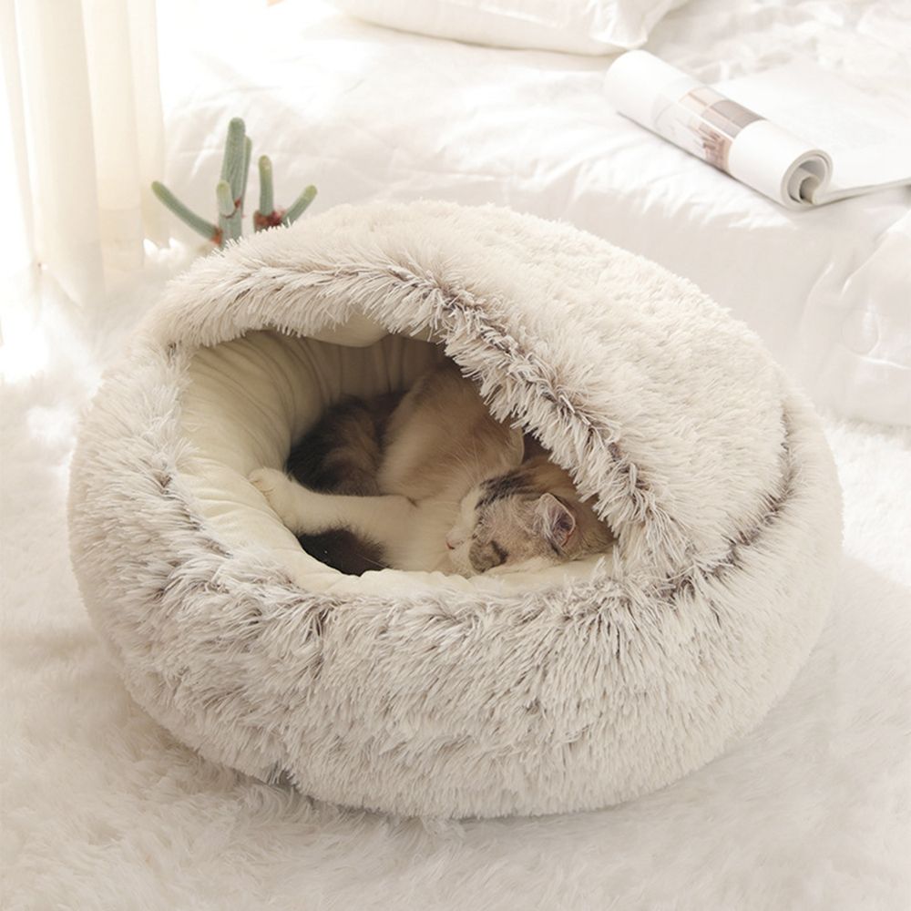 FMSRZX Soft 2 In 1 Mat Sleeping Bag Pet Winter Supplies Cave Indoor Kennel Cat Bed Cat Cushion Dog Bed Pet House