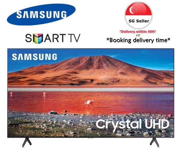 Samsung 50inch 55inch 65inch 75inch 55TU7000 60TU7000 65TU7000 70TU7000 75TU7000 85TU7000 Smart TV | Crystal UHD - 4K HDR with Alexa Built-in